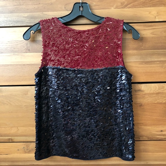 NWOT J. Crew Collection Sequin Colorblock Knit Top - Picture 4 of 4